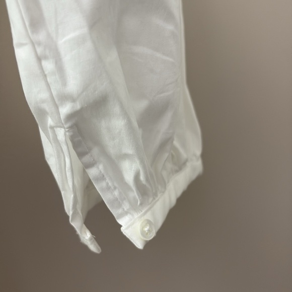 New STAUD Demi Dress White Tiered Maxi Cotton 3/4 Sleeves Size S - Picture 5 of 16